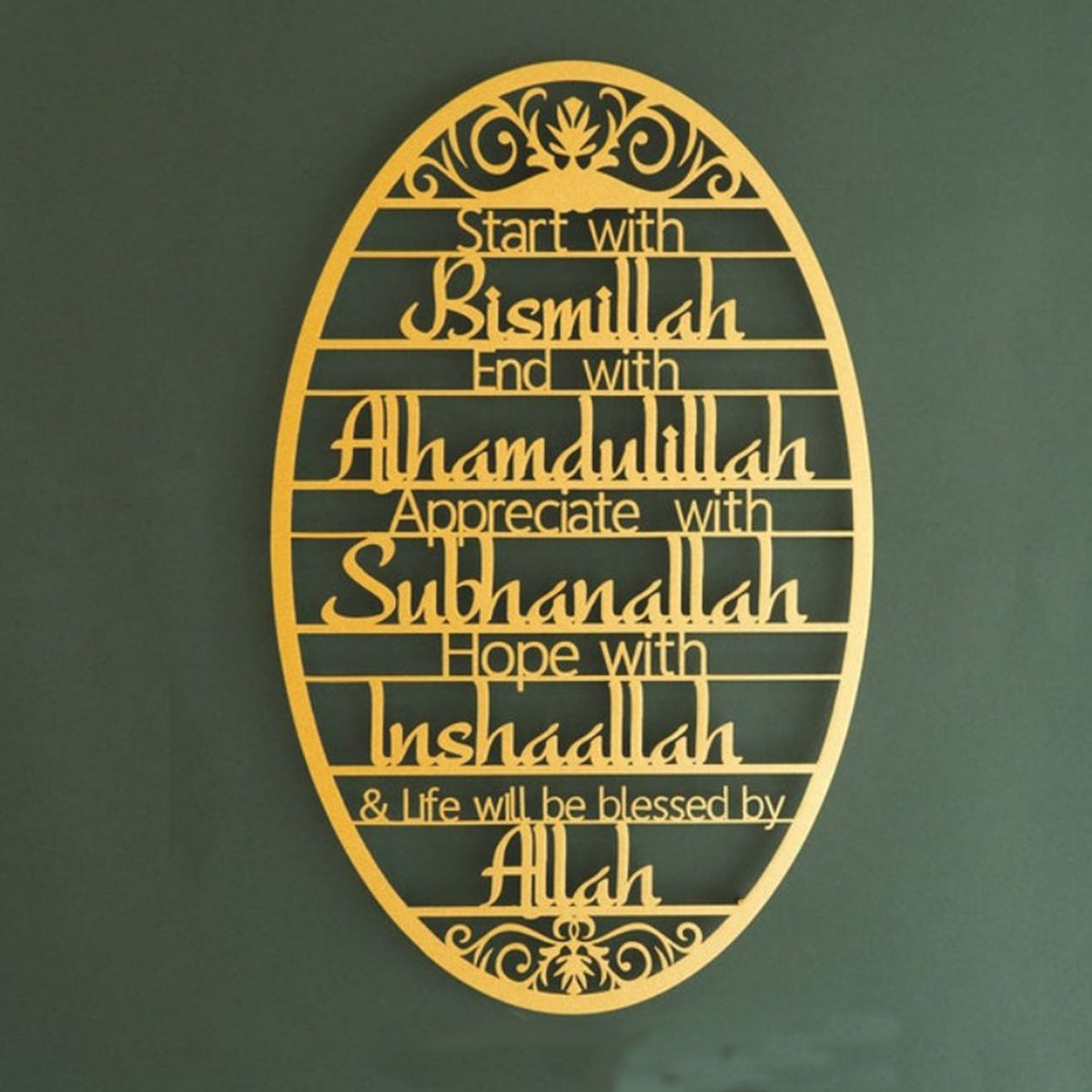 Metal Wall Art-Elegant Home Decor For Study Room,