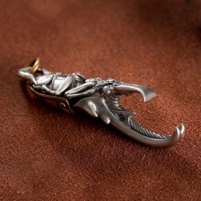 Brass Screwdriver Bottle Opener Beetle Pendant