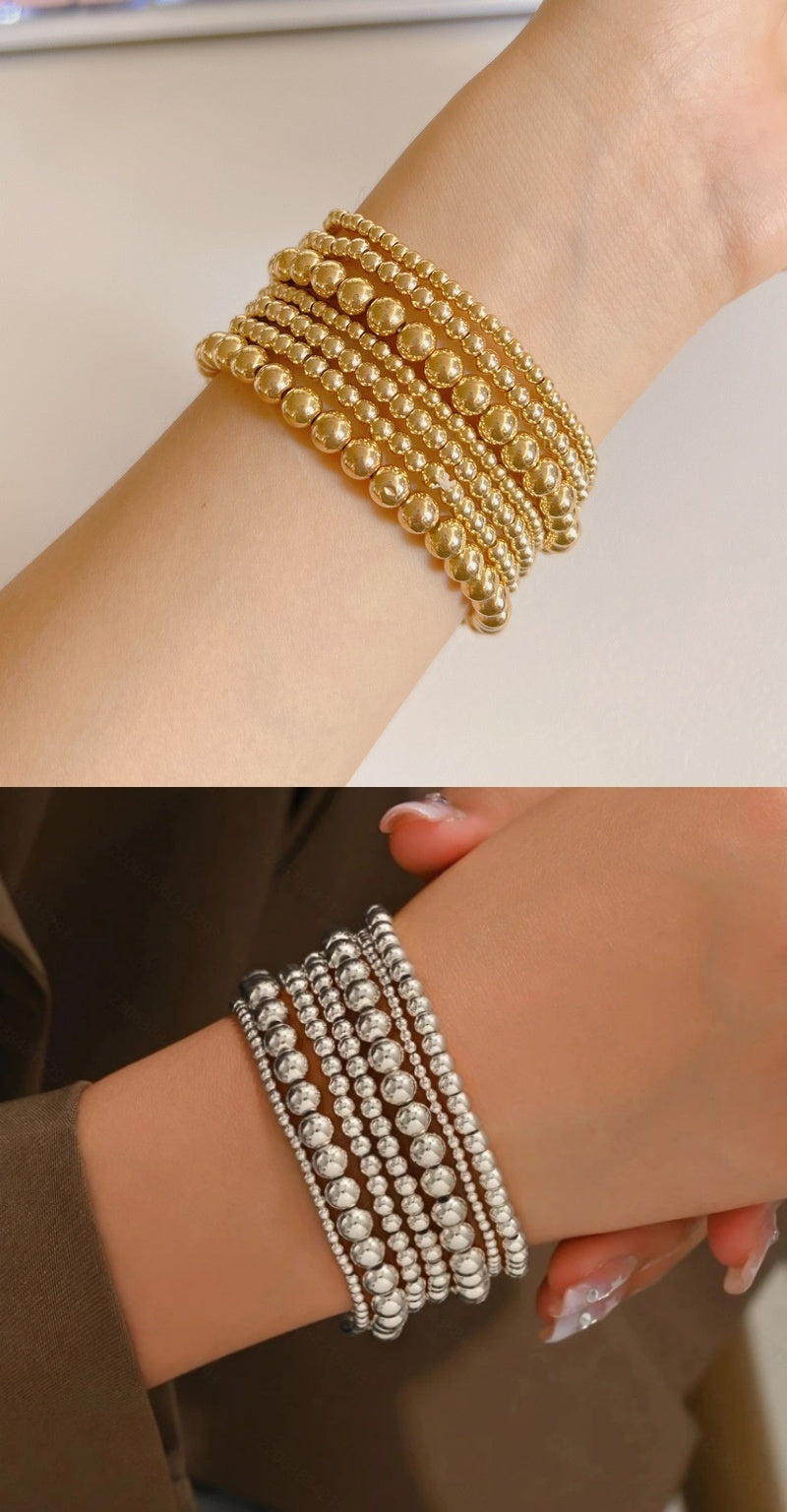 Light Luxury Minority Advanced Design Bracelet 7-piece Set