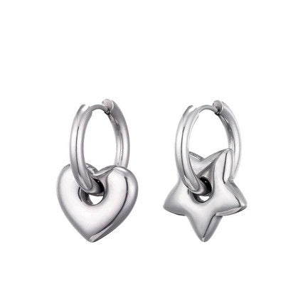 XINGX Earrings Stainless Steel Glossy Earrings