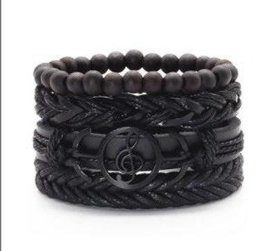 Men's Leather Vintage Braided Bracelet